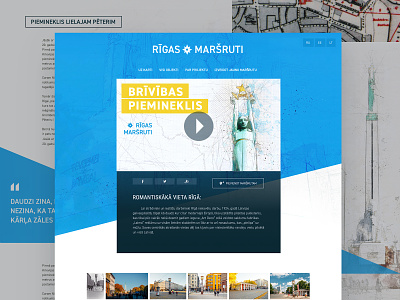 Riga Routes design editorial editorial design editorial layout product design ui ui design web design website website design