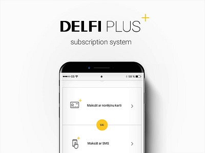 DELFI plus subscription system interaction design product design subscription subscription box ui ui design ux web design