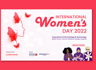 International Women's Day 2022 adobe illustrator banner design designer graphic design illustration illustrator photoshop vector