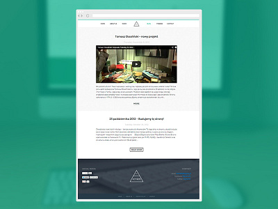 New Blog Design background blog design flat gray green keyners minimal new simple square