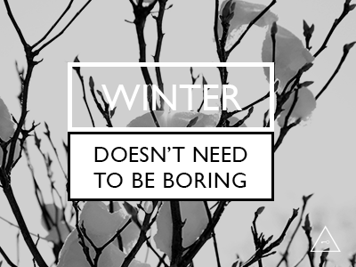 Not boring winter black box fun imac keyners not boring simple white winter