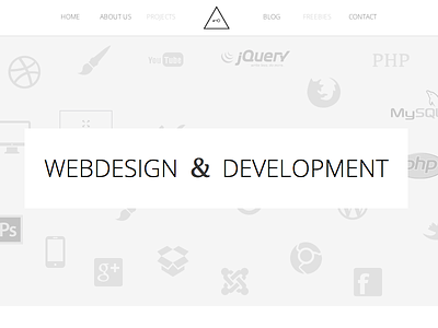 New portfolio banner idea banner development keyners minimal portfolio simple wedesign