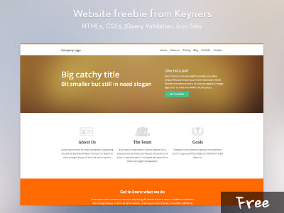 Website freebie css3 form free freebie html5 jquery keyners layout minimal responsive simple validation
