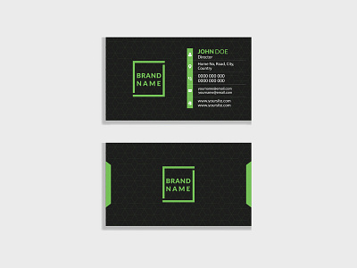 Creative business card design template free download