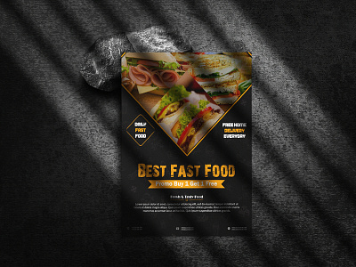 Food flyer design