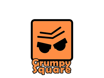 Grumpy Square branding design icon logo tshirtdesign