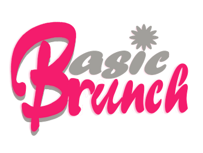 basic brunch branding design icon logo