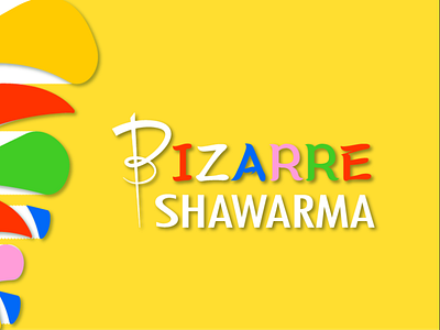 Bizarre Shawarma branding graphic design logo