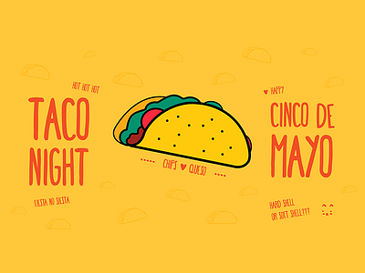 Cinco De Mayo cinco de mayo fun stuff illustration side project taco night