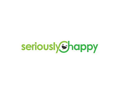 Seriously Happy Logo Design design happy logo seriously