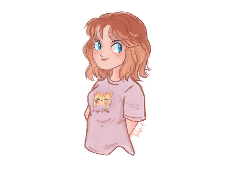 Cute girl illustration girl illustration girl character girl boss cute