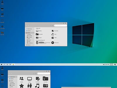 Windows 11 Modern theme for Windows 10 icon iconpack iconpackager ipack pack shellpack skin skinpack style suite theme themepack transformation uxstyle uxtheme visual visualstyle windows windows10 windows10themes