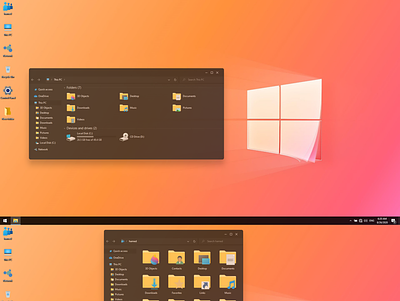 Windows 20 Dark theme for Windows 10 icon iconpack iconpackager ipack pack shellpack skin skinpack style suite theme themepack transformation uxstyle uxtheme visual visualstyle windows windows10 windows10themes