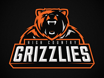 High Country Grizzlies bear football grizzlies ifl logo sports
