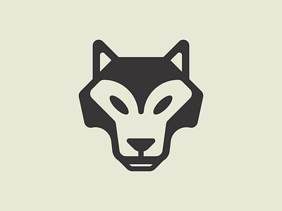 Wolfy branding flat illustration logo vector wolf