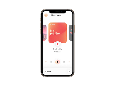 Music app after effect animated figma gradient meshgradient motion design motion graphics turbulance