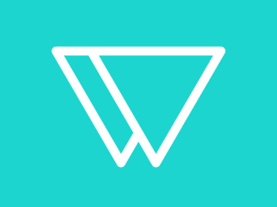 WV monogram logo mark monogram v w