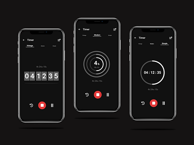 Count Down Ui Design 014 android countdown countdowndesign dailyui interface ios modern time timer ui uidesign uiux ux