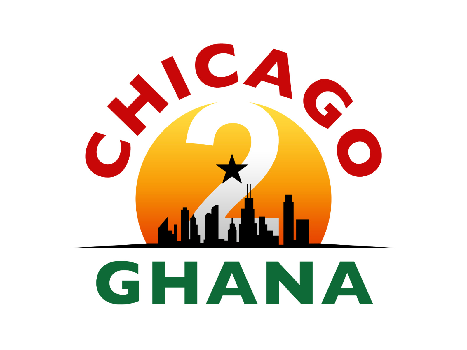 CHICAGO 2 GHANA LOGO by Cindy Iris Carrillo on Dribbble