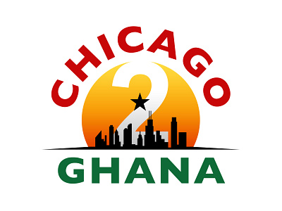 CHICAGO 2 GHANA LOGO buildings chicago ghana real estate logo