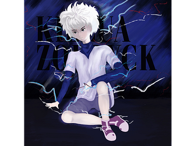 Killua Zoldyck Fan Art anime digital illustration digital painting fan art hunterxhunter killua fan art killua zoldyck killua zoldyck art killua zoldyck fan art photoshopcc2019