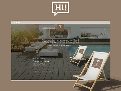 Website Twinson "Promocja 2020" landing page landingpagedesign website design