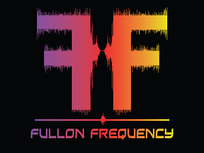 Fullon Frequency branding design gradient logo illustrator logo logo design music production typography ui ui design vector