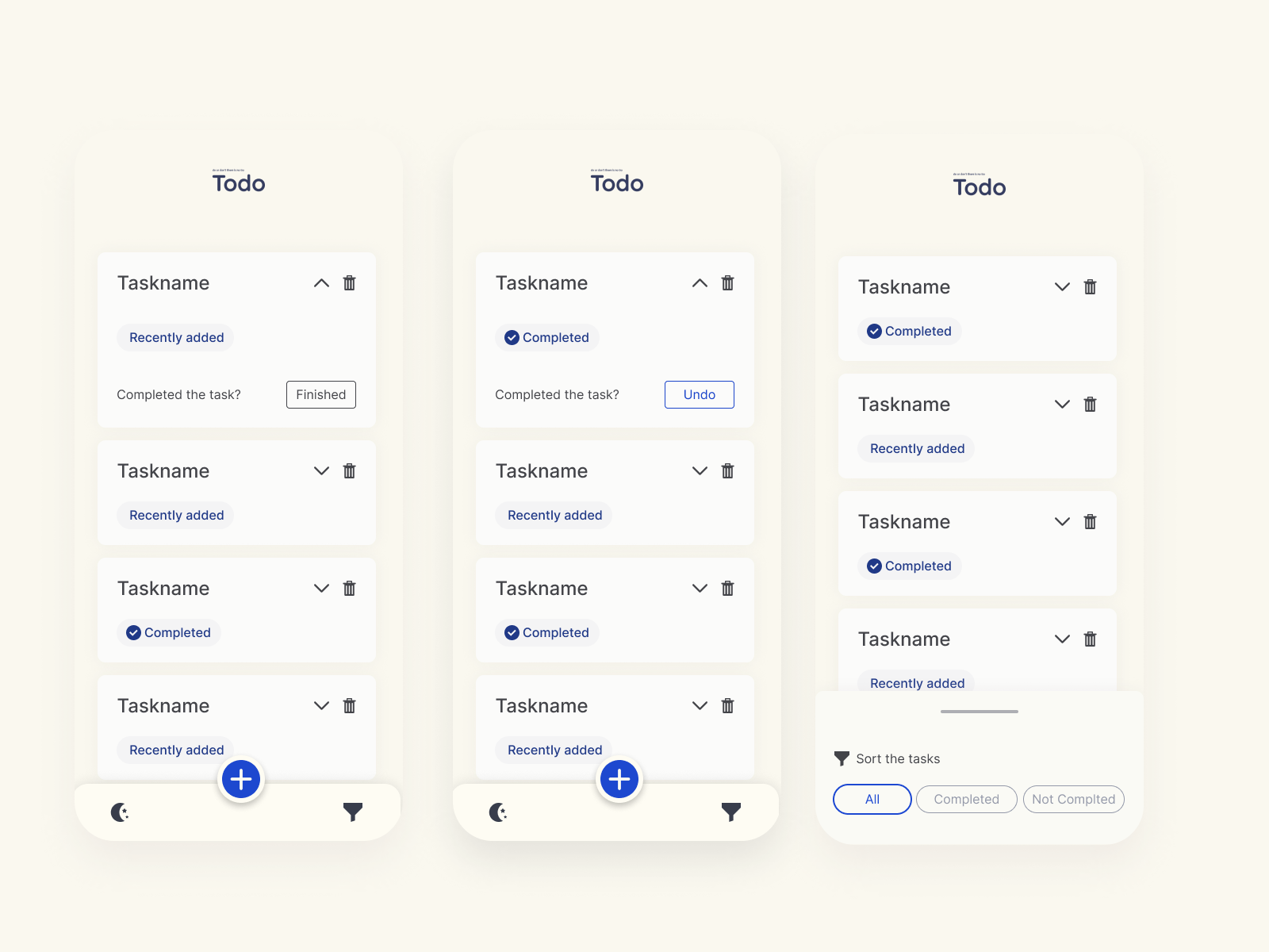 Todo App Ui Design Part-2 By Yadhavan Prabhakar On Dribbble