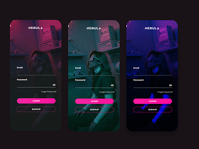 Login page Design