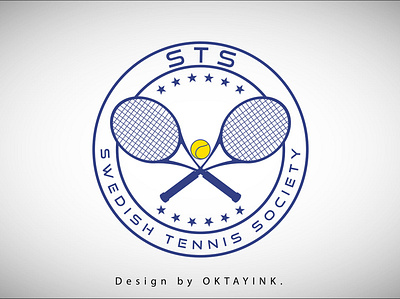 STS - SWEDISH TENNIS SOCIETY art branding design flat graphic design illustration illustrator logo vector web