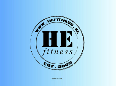 HEfitness stam logo art branding design flat graphic design illustration illustrator logo minimal vector