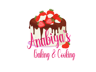 Logo design for "ANABIYA'S BAKING AND COOKING"