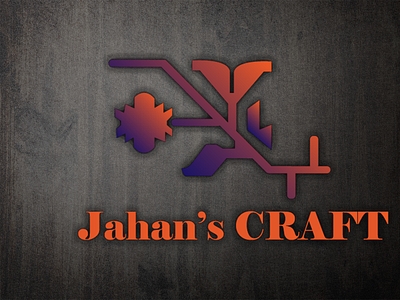Logo design for " JAHAN'S CRAFT " branding design illustration logo vector vector art vector illustration