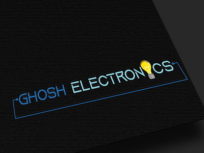 Logo design for " GHOSH ELECTRONICS "