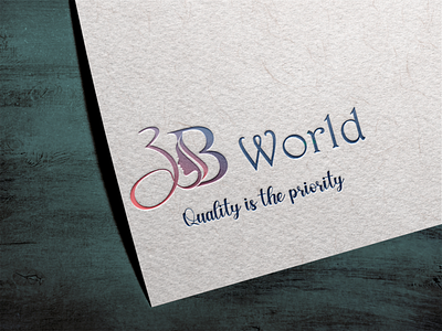 Logo design for ' 3B WORLD '