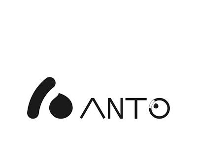 Anto activewear brand design brand identity branding clothing brand design flat logo minimal vector