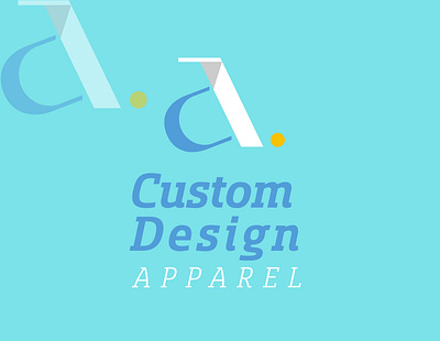 Custom Design Apparel (CDA) Logo Design - Clothing Logo Design app bold logo branding flat flat design icon illustration logo logo design minimal
