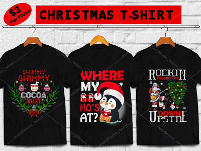 50+ Christmas premium t-shirt design
