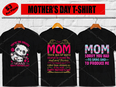 50+ Mother's Day premium t-shirt design