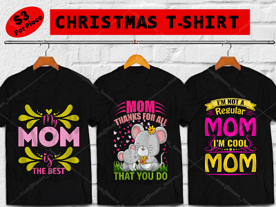 50+ Mother's Day premium t-shirt design mom t shirt mom vector