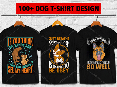 100+ Dog Premium T-shirt Design