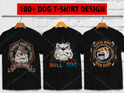 100+ Dog Premium T-shirt Design dog dog lover dog vector uiux