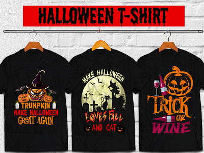 100+ Halloween T-shirt Design design halloween halloween t shirt happy halloween horror illustration logo mug scary shirt uiux