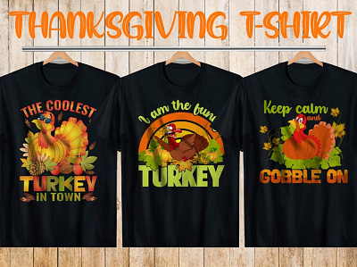 Thanksgiving Day T-shirt Design design happy thanksgiving happy thanksgiving 2022 illustration logo thanksgiving thanksgiving t shirt turkey turkey vector uiux