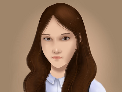 The pupil brown brunette girl kyrgyzstan portrait portrait art pupil