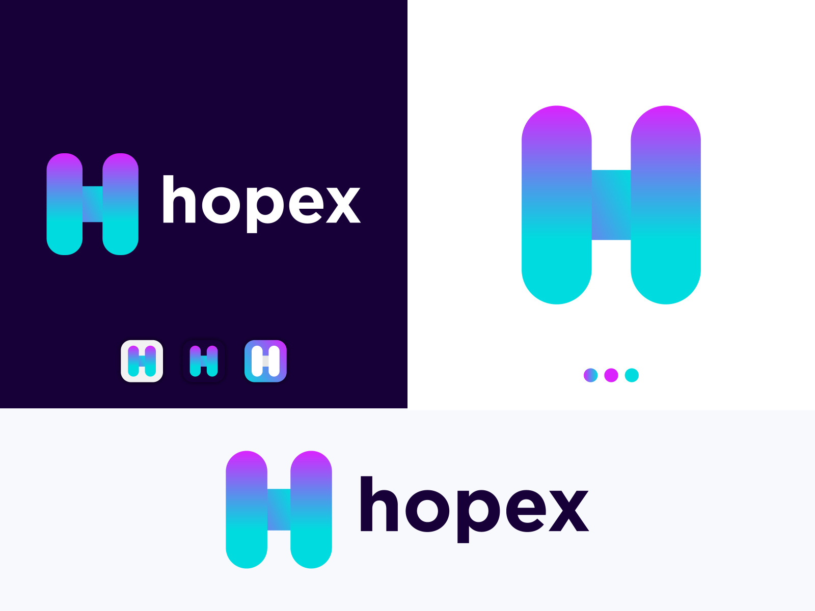 H Letter, Hopex Modern Logo Design by Arman Hossen on Dribbble