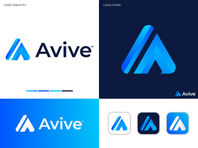 A Letter Modern, App Logo Design
