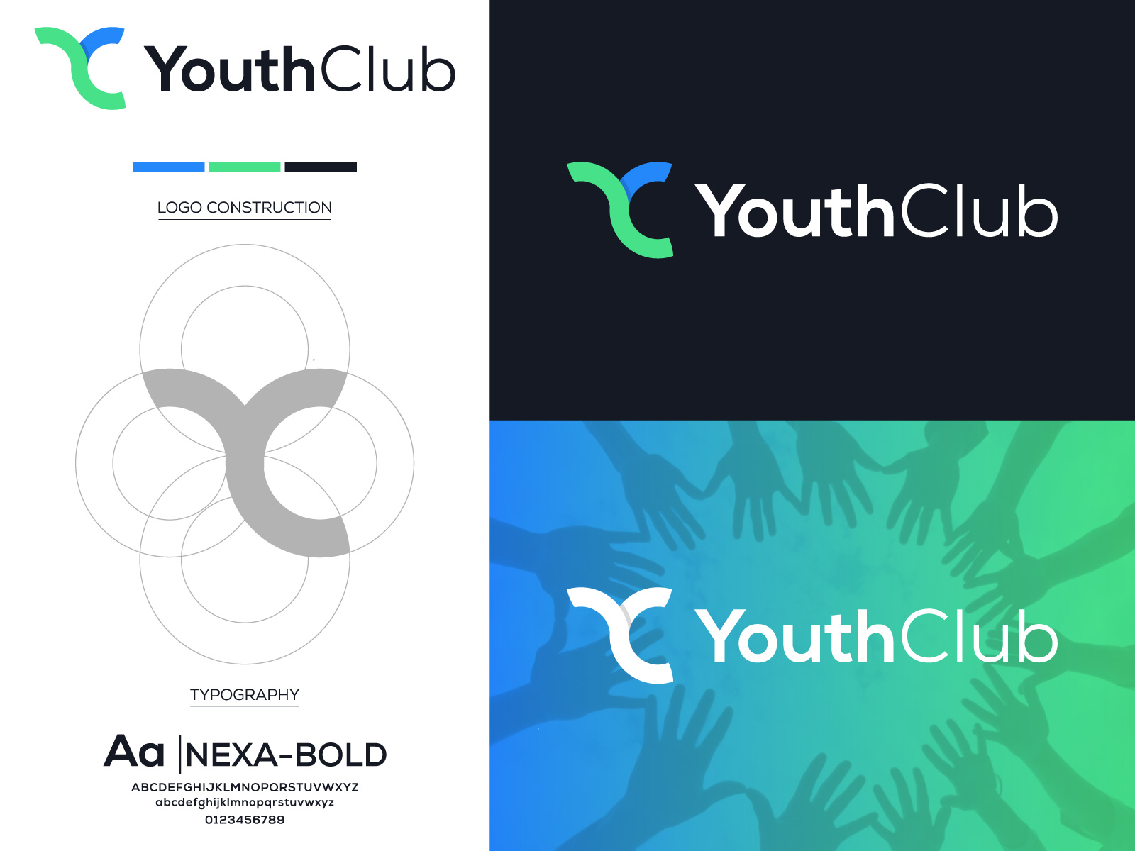 Y C Letter Logo Mark Youth Club Modern Logo Design By Arman Hossen On Dribbble