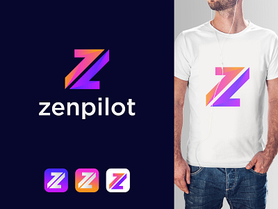 Z Letter Modern Logo Design branding business logo