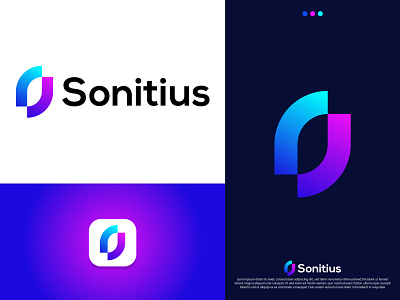 S Letter Modern Colorful Logo Design